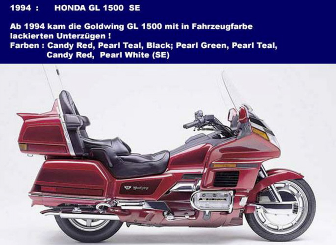 gold wing models